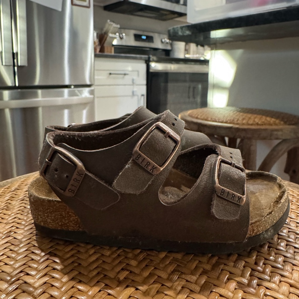 Birkenstock Kids Dark Brown Sandals